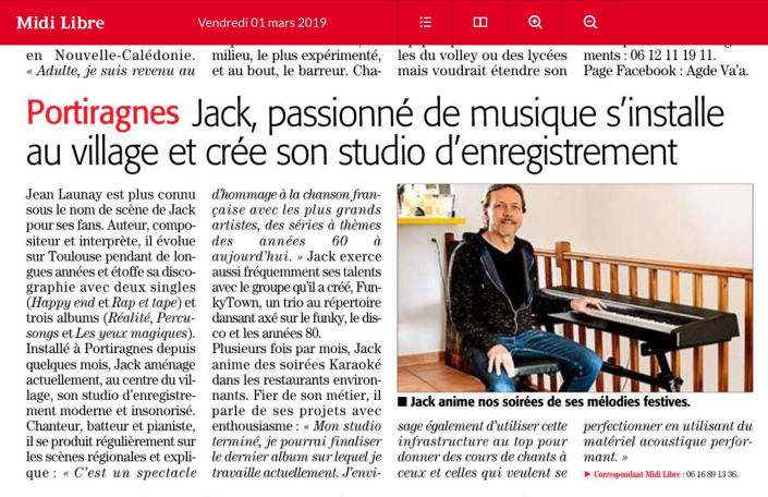 Midi Libre 1er Mars 2019